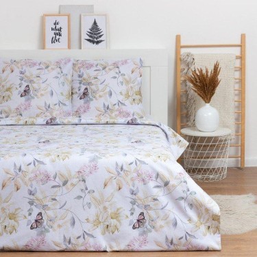 КПБ 2 сп LoveLife Spring butterflies: пододеяльник 180*217см+наволочка 70*70см-2шт, поплин