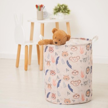 Корзинка текстильная Этель "Зоопарк" 34х43 см