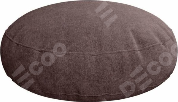 Подушка круглая «Кортин» канвас махагон