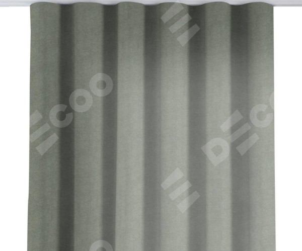 Комплект штор канвас сизый, на тесьме «Волна»