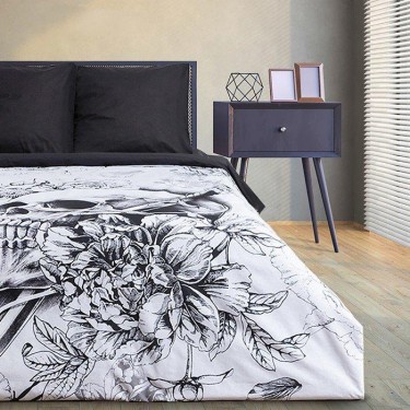 Постельное бельё Этель 2 сп «Череп» 175х215 см, 200х220 см, 70х70 см - 2 шт