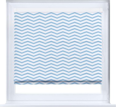 Римская штора «Кортин» кассетная «Зигзаг мелкий»