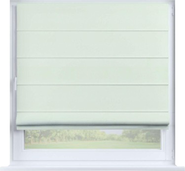 Римская штора «Кортин» на створку, ткань вельвет кремовый