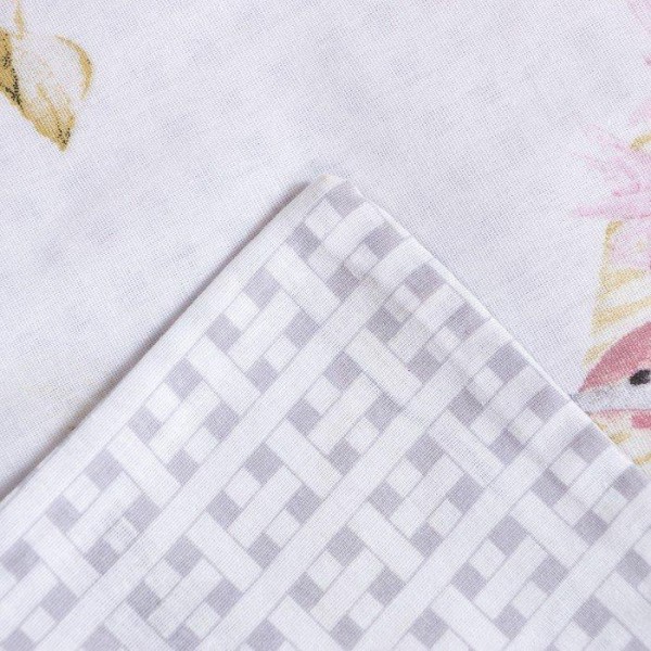 КПБ евро LoveLife Spring butterflies: пододеяльник 200*217см+наволочка 50*70см-2шт, поплин