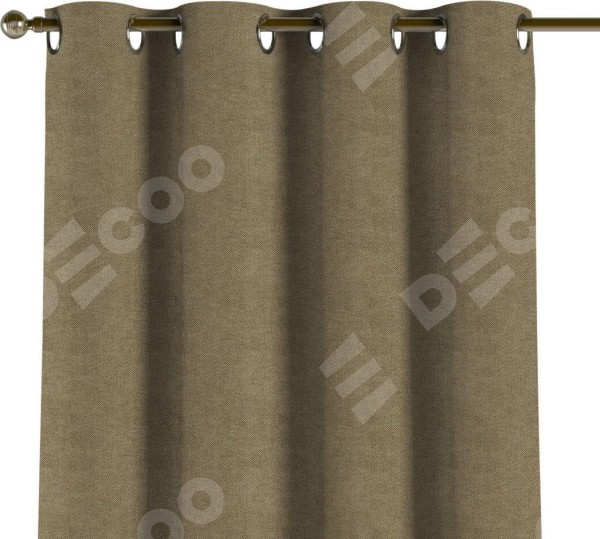 Комплект штор на люверсах cotton блэкаут бежевый