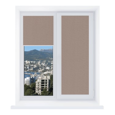 Рулонная штора Уни 2 Фокус 11 капучино