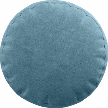 Подушка круглая Cortin лён блэкаут голубой