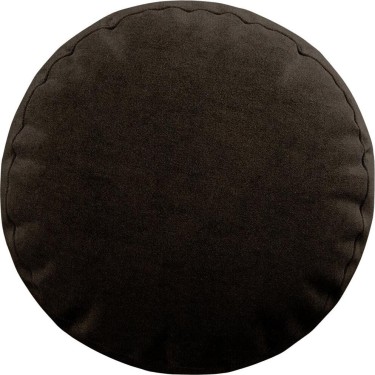 Подушка круглая Cortin вельвет тёмно-коричневый