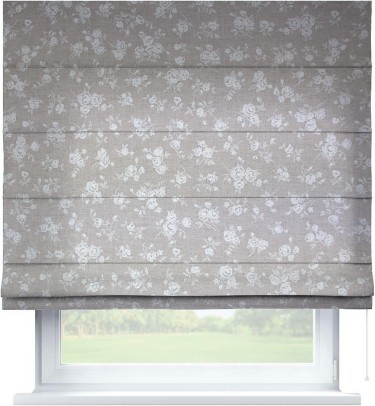 Римская штора «Кортин» для проема, ткань «Композиция»