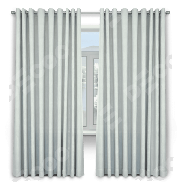 Шторы на люверсах ткань блэкаут однотонный, молочный