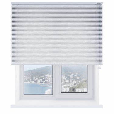 Горизонтальные жалюзи серые S006 техно