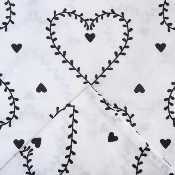 Постельное белье Этель Евро Grey heart 200*217 см, 240*220 см, 70*70 см - 2 шт