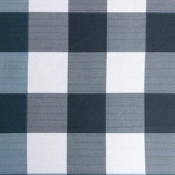 Простыня на резинке LoveLife 180*200*25см, "Клетка", 100% хлопок, сатин, 125г/м²