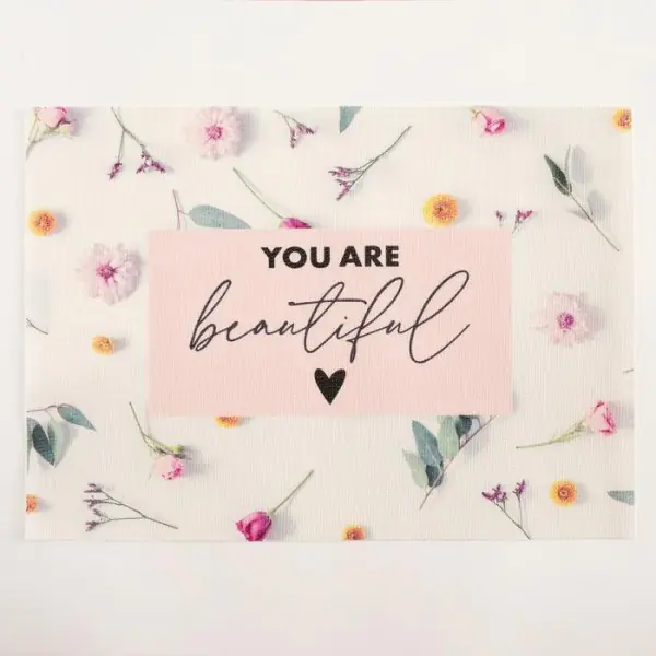 Салфетка на стол "You are beautiful"