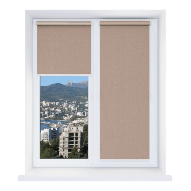 Рулонная штора Мини Фокус 11 капучино