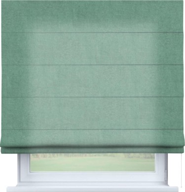 Римская штора «Кортин», канвас мятный, для проёма