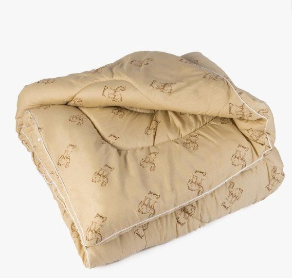 Одеяло Верблюд зимнее 140х205 см, МИКС полиэфирное волокно, п/э 100%