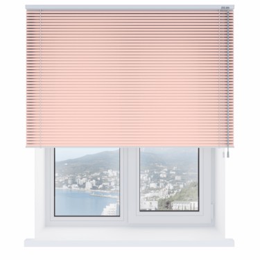 Горизонтальные жалюзи 3001 светло-розовые