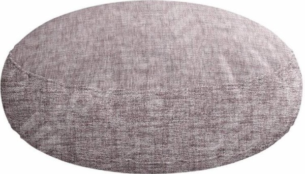 Подушка круглая «Кортин» рогожка димаут розовый кварц