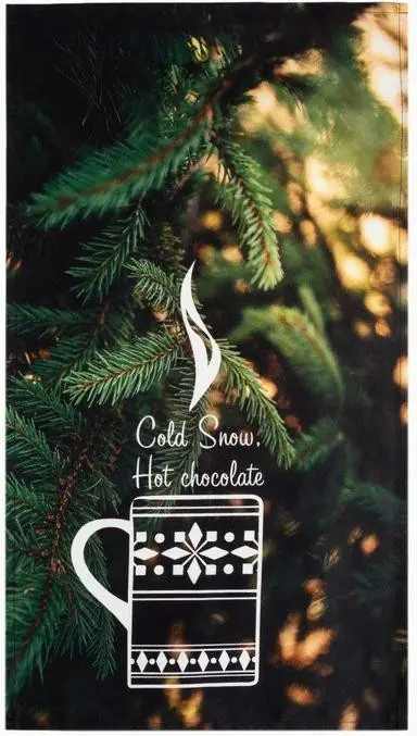 Полотенце "Этель" Hot chocolate 40х73 см, 100% хл, саржа 190 гр/м2