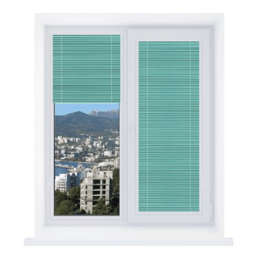 Кассетные жалюзи 7162 зеленый металлик