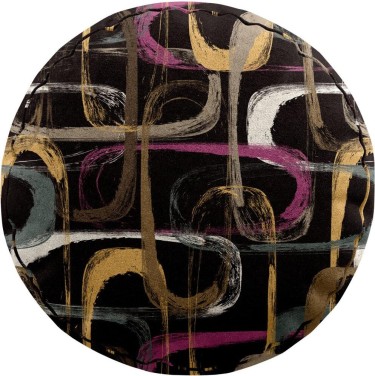 Подушка круглая Cortin «Тёмная палитра»