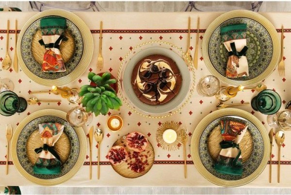 Скатерть "Этель" Нью-Дели 110х145+/-3см,100 % хл, саржа 190 гр/м2