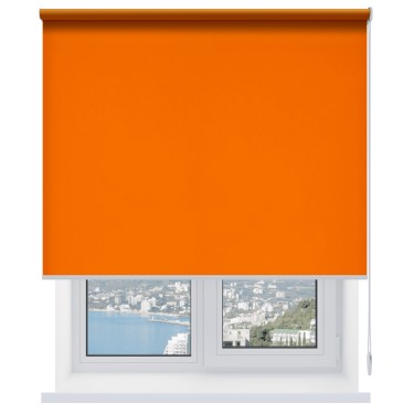 Рулонная штора Натали ВО 95 оранжевый