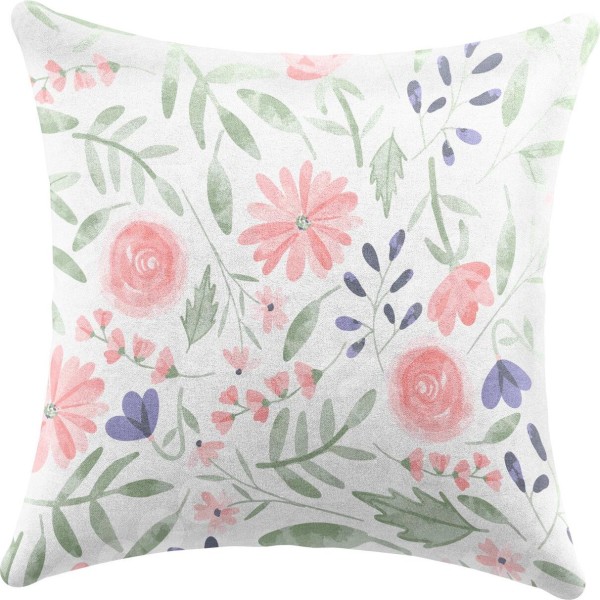Подушка квадратная Cortin «Изысканные цветы»
