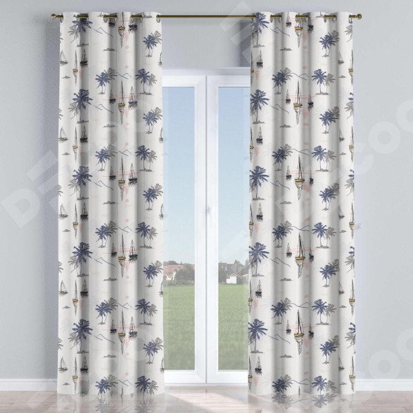 Комплект штор на люверсах «Морское путешествие»