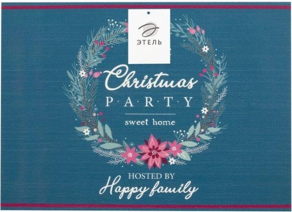 Набор салфеток на стол "Венок", ПВХ, 40*29 см, 2 шт