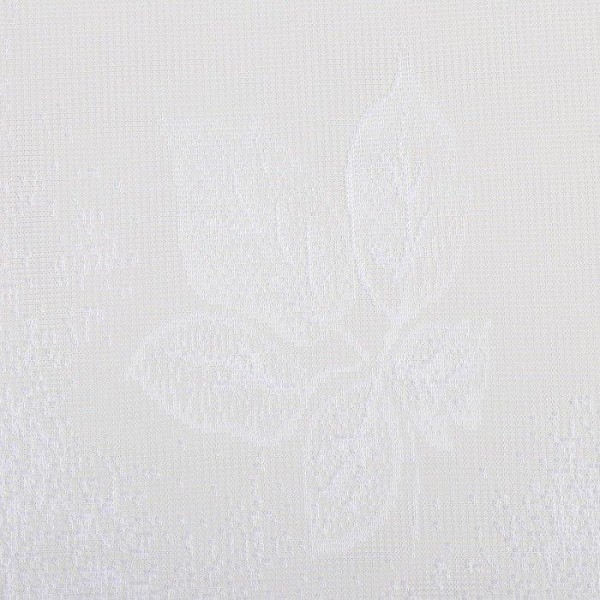 Штора кухонная со шторной лентой, ширина 260 см, высота 160 см, цвет белый