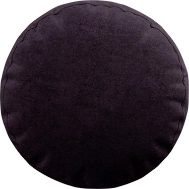 Подушка круглая «Кортин» вельвет тёмно-фиолетовый