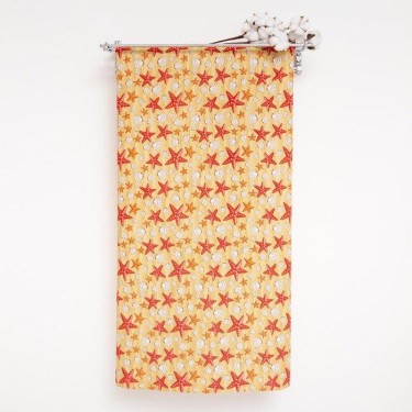 Полотенце банное Ракушки 80х150 см, хл