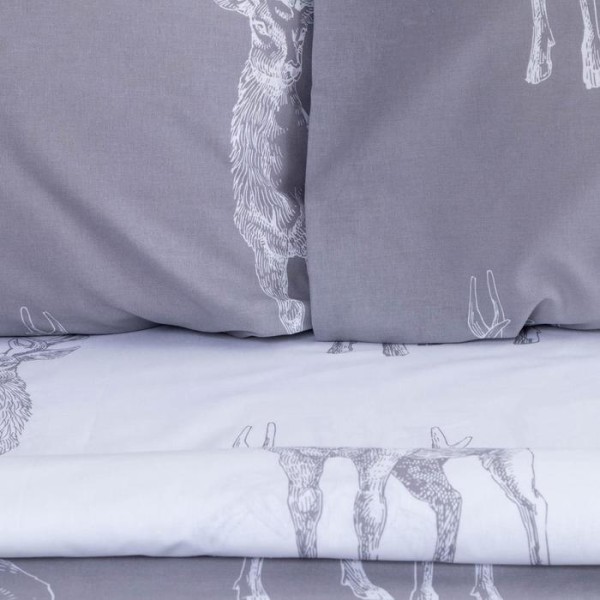 Постельное белье Этель «Олени» 1.5 сп 143*215 см,150*214 см, 70*70 см 2 шт