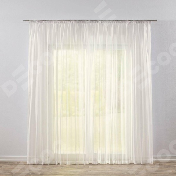 Комплект тюля на тесьме «Карандаш», цвет шампань