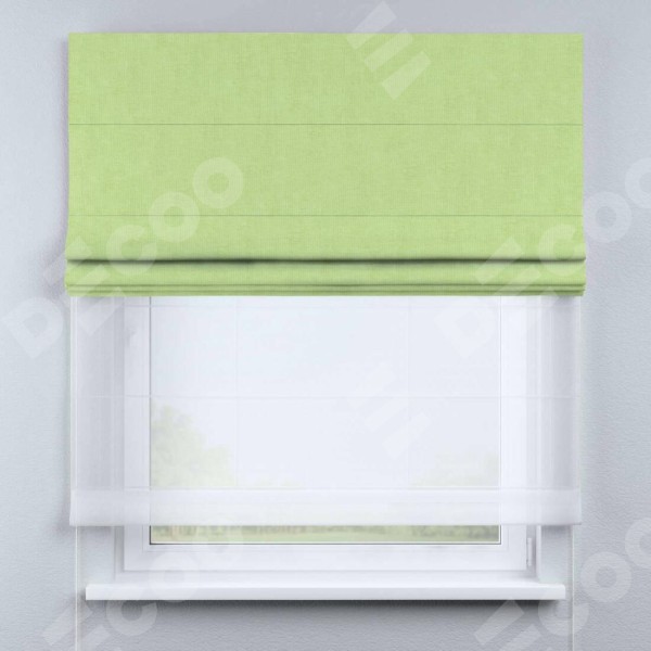 Римская штора «Кортин», канвас липовый, день-ночь