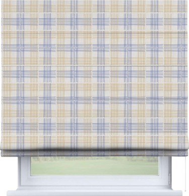 Римская штора «Кортин» для проема «Клетки кантри»