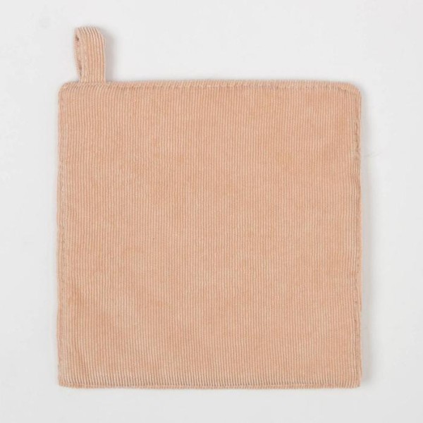 Кухонный набор 2 предмета Этель «Классика» цвет бежевый, прихватка 19*19 см, варежка 27*14 см