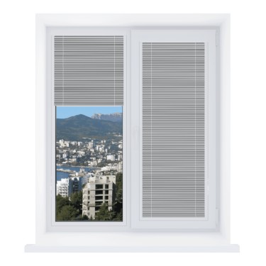 Кассетные жалюзи 8020 серый