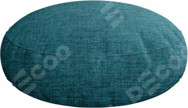 Подушка круглая Cortin рогожка синий