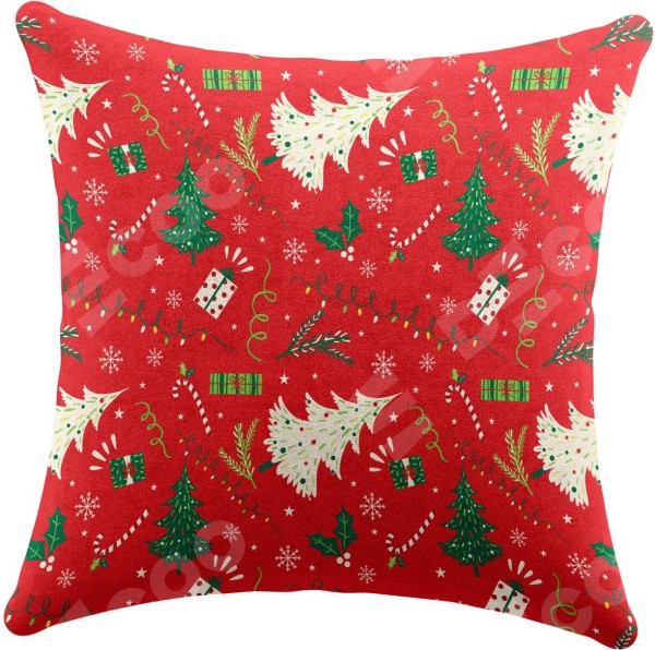 Подушка квадратная Cortin «Новогодние подарки»
