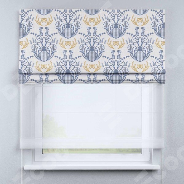 Римская штора «Кортин» день-ночь «Шикарная лаванда»