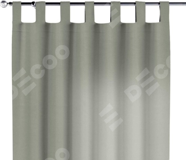 Комплект штор на петлях вельвет светло-серый