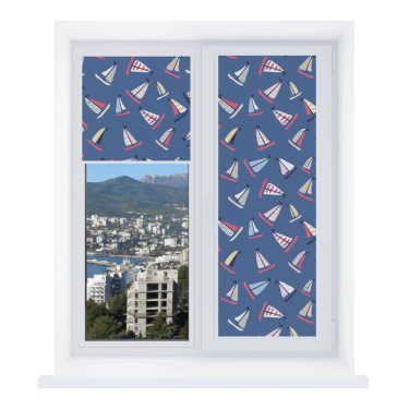 Рулонная штора Уни 2 с принтом Морское приключение