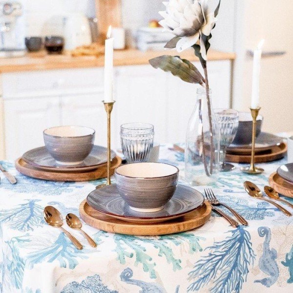 Скатерть «Доляна» Море 150×250 см, 100% п/э